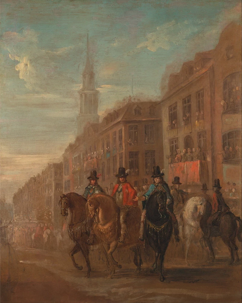 Corteo con Carlo II a Cheapside